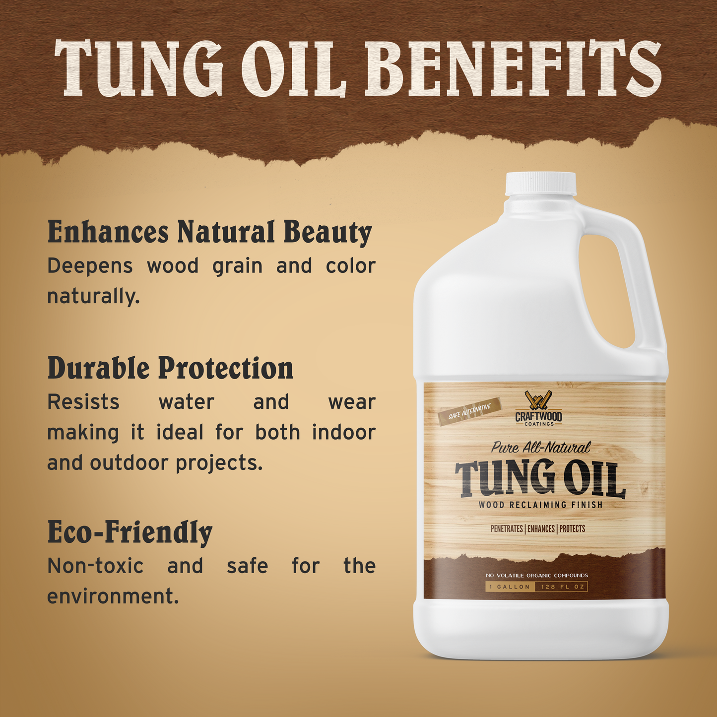 Tung Oil - 1 Gallon
